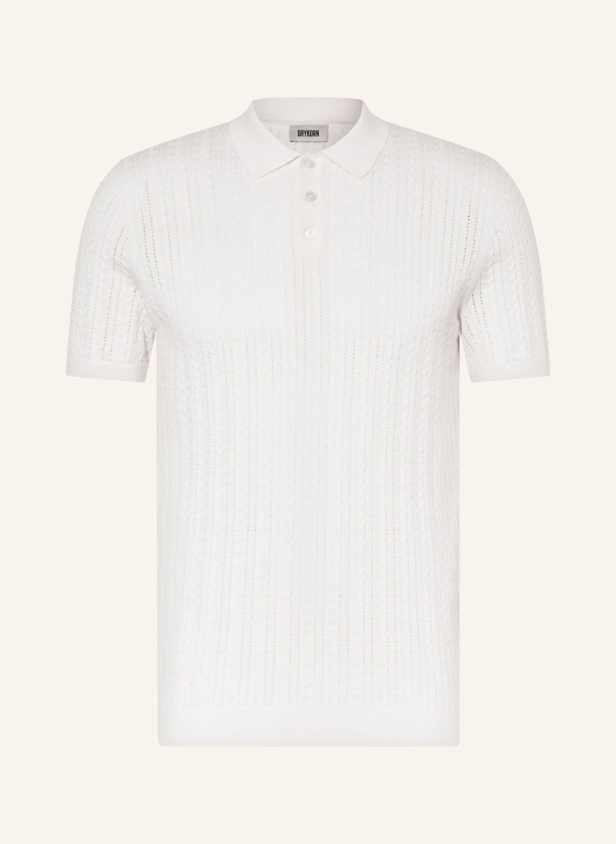 DRYKORN Strick-Poloshirt TRITON Regular Fit: ECRU