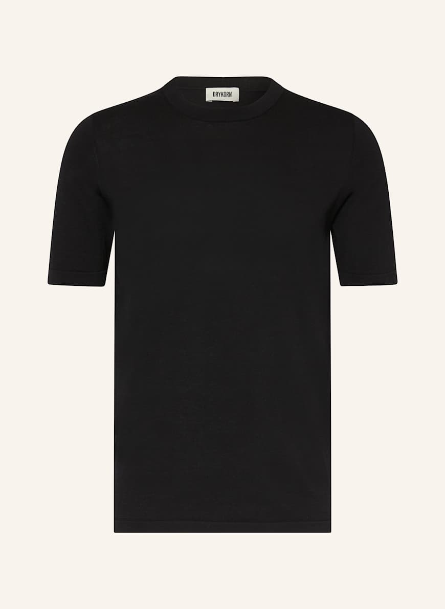 DRYKORN Strickshirt VALENTIN: SCHWARZ