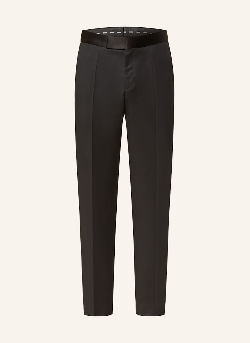 BOSS Tuxedo pants GENIUS TUX slim fit in black