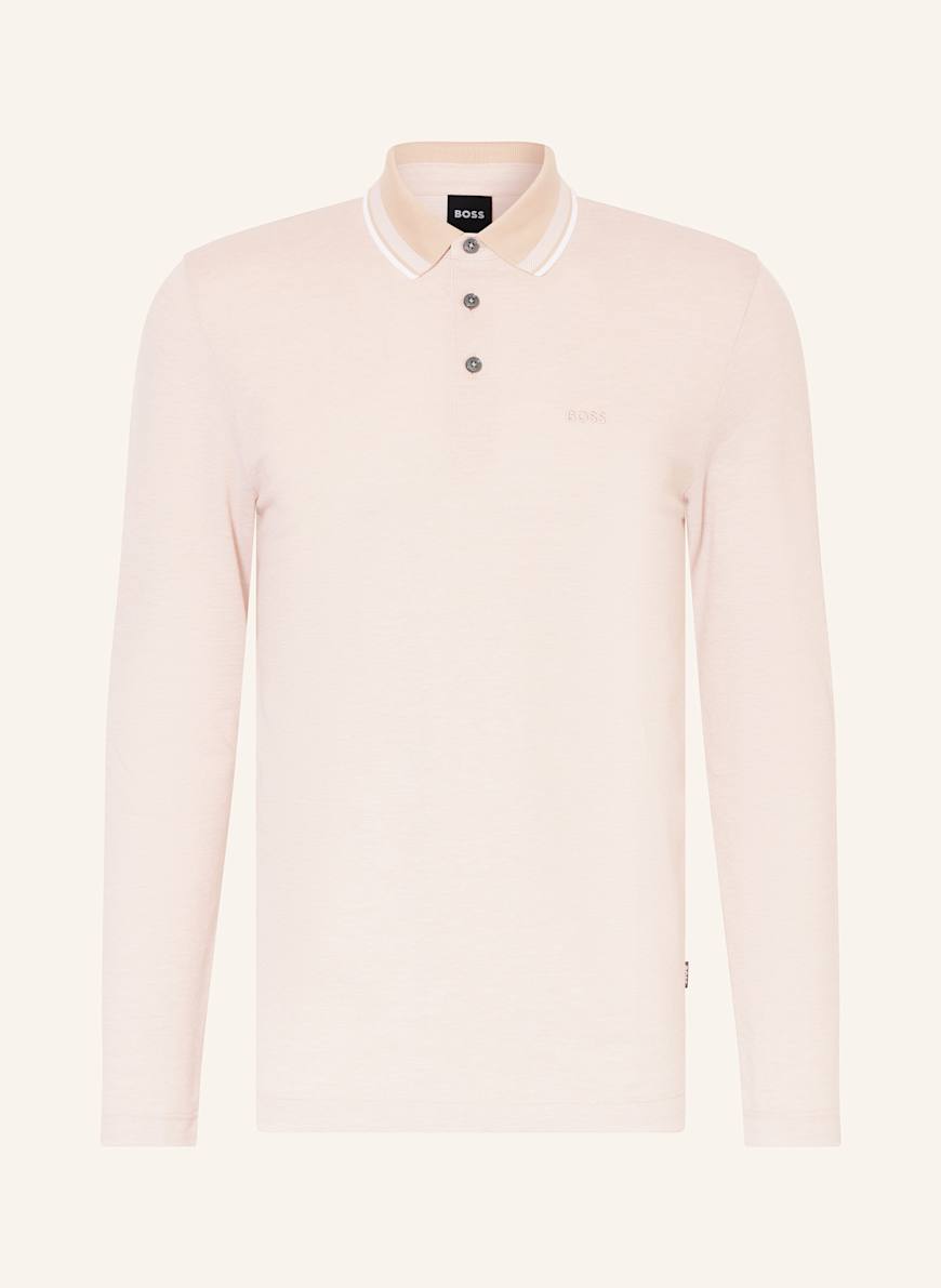 BOSS Strick-Poloshirt PITTMAN: BEIGE