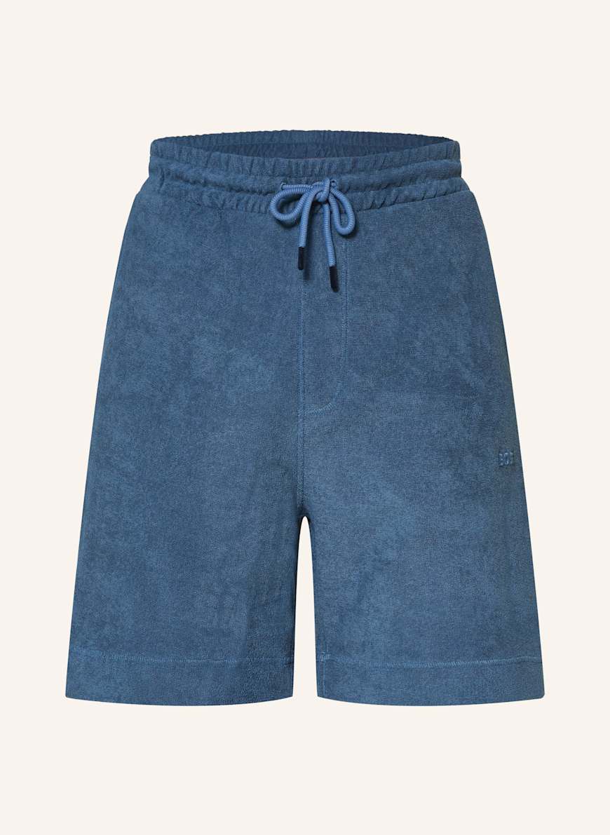 BOSS Frotteeshorts SE_DOUBLETOWEL: DUNKELBLAU