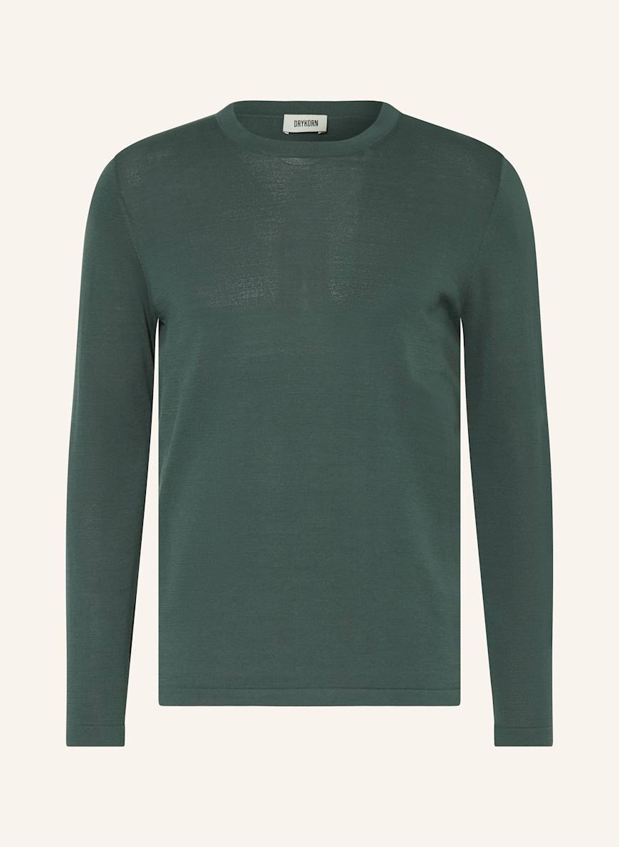 DRYKORN Pullover IRMINO: DUNKELGRÜN