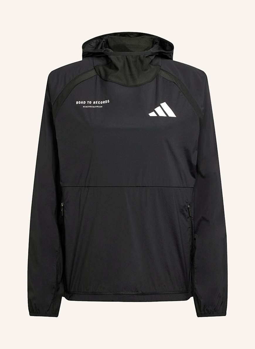 adidas Laufjacke ADIZERO ROAD TO RECORDS UNITEFIT: SCHWARZ