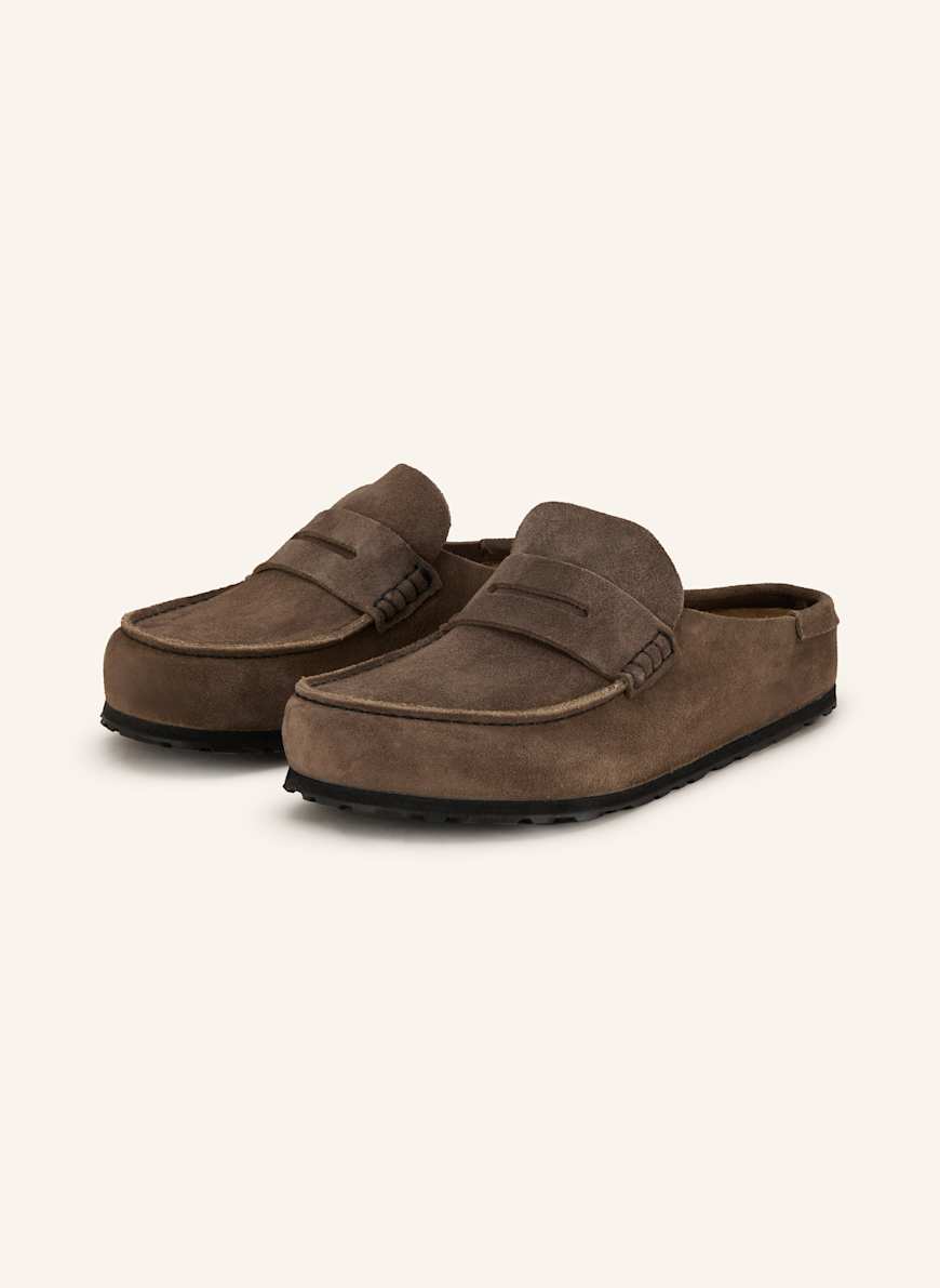 BIRKENSTOCK Mules NAPLES WRAPPED in braun