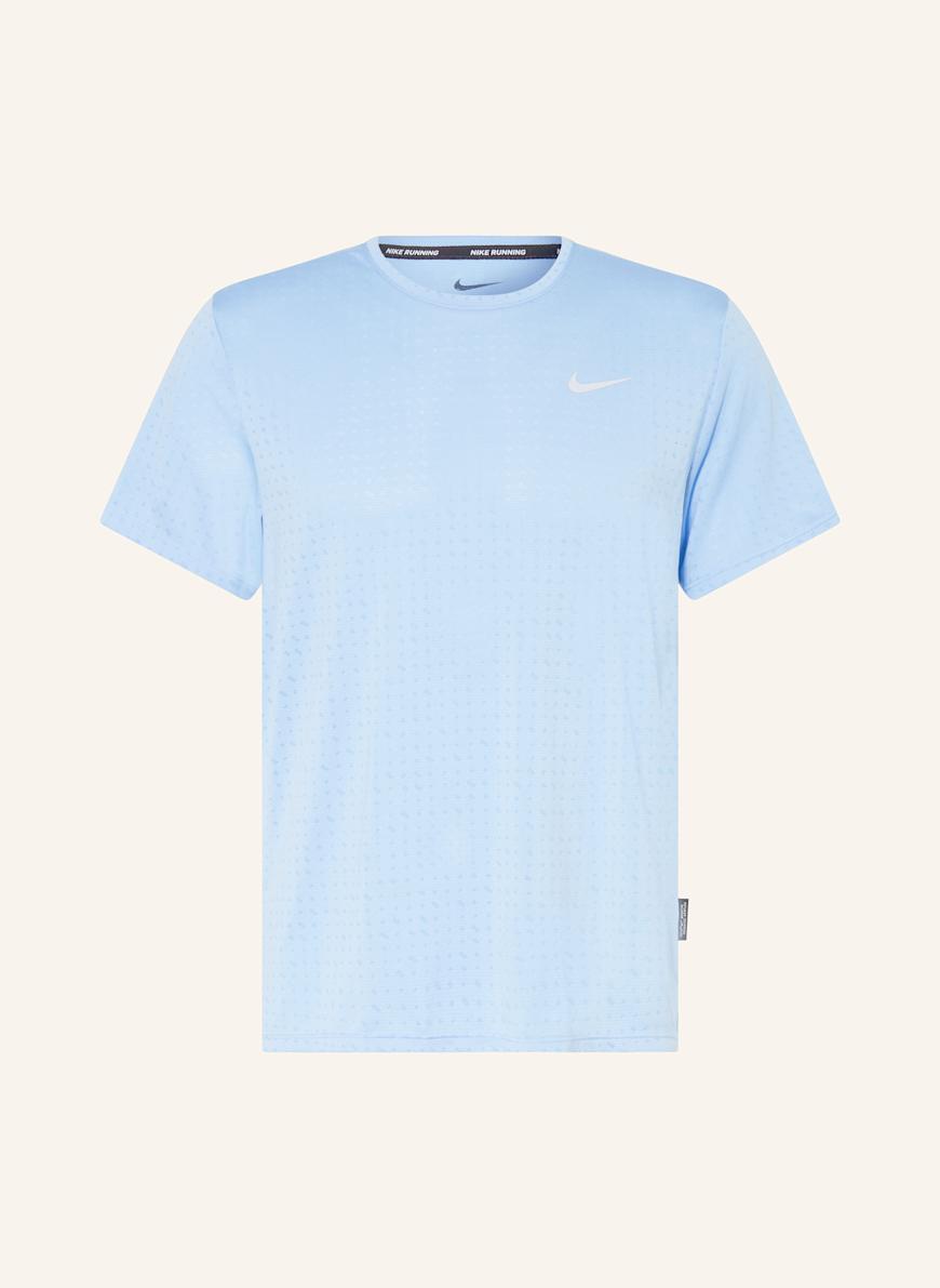 Nike Laufshirt BREATHE MILER: HELLBLAU