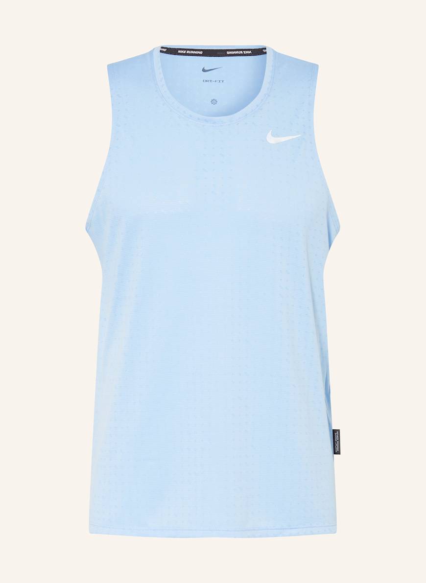 Nike Lauftop BREATHE MILER: HELLBLAU