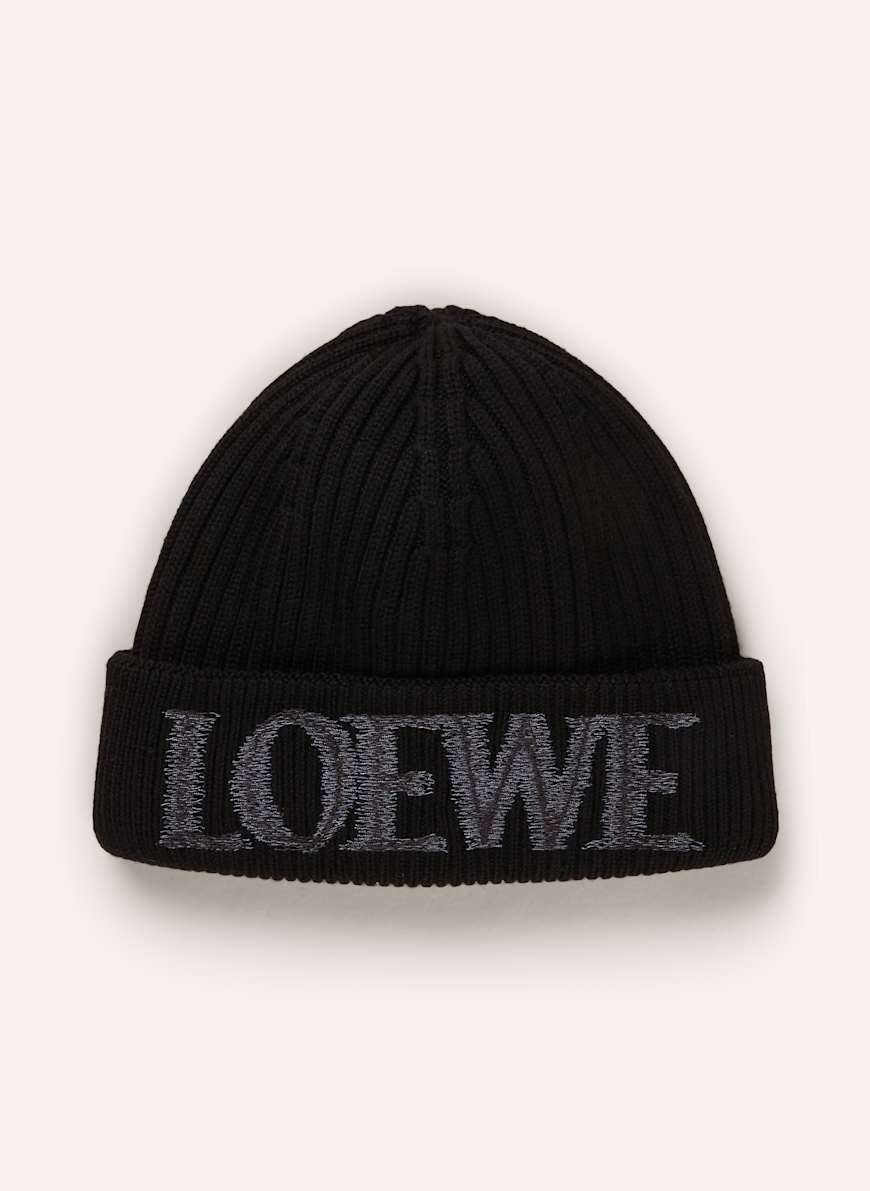 LOEWE Mütze: SCHWARZ