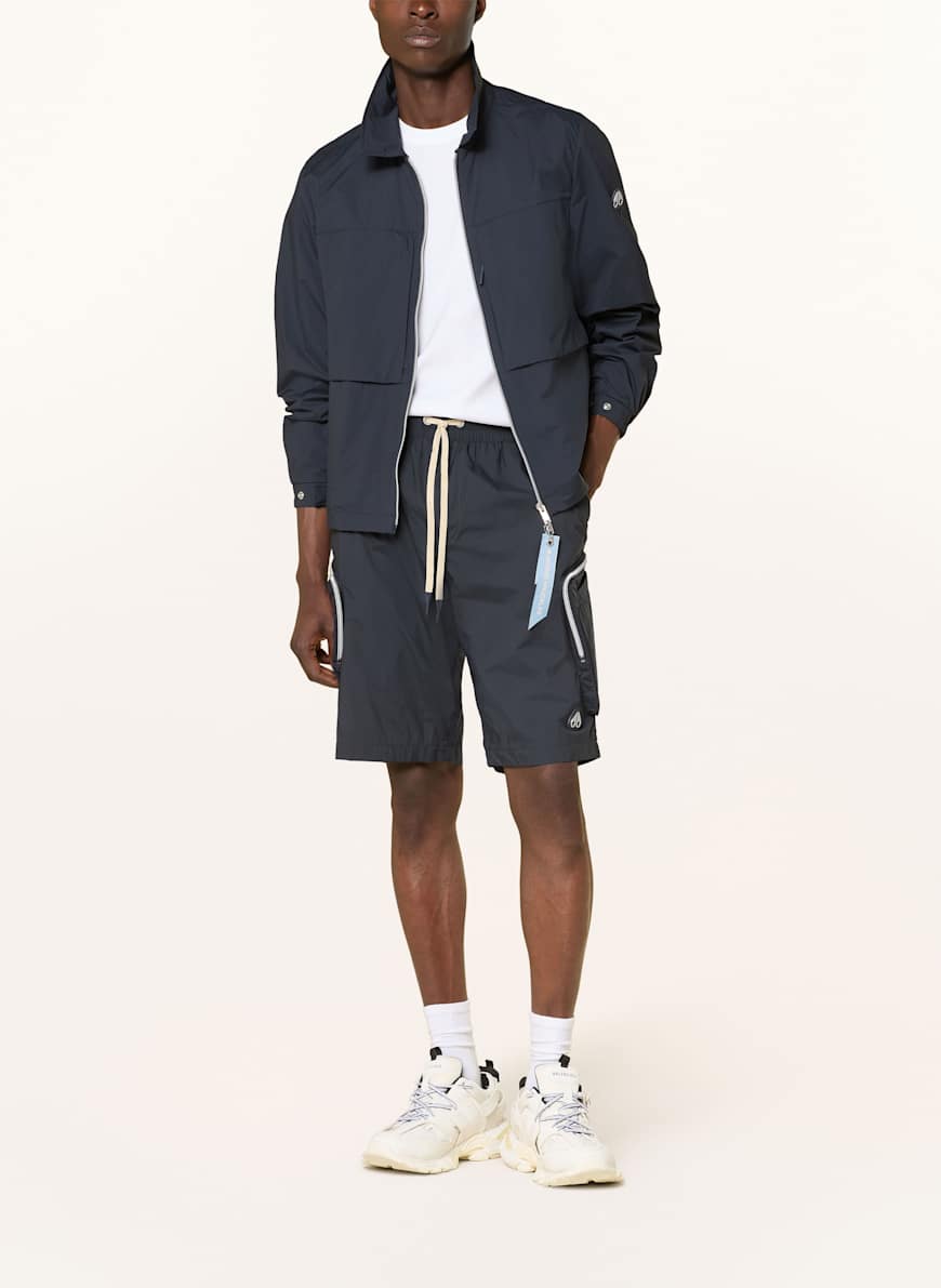 MOOSE KNUCKLES TRISTAN shorts in dark blue