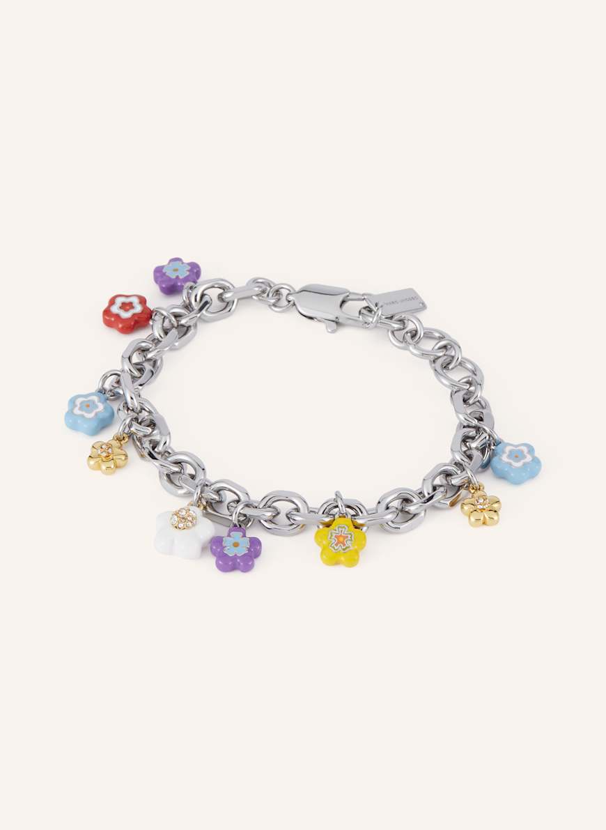 MARC JACOBS Armband WILD DAISY: SILBER/ ROT/ DUNKELGELB