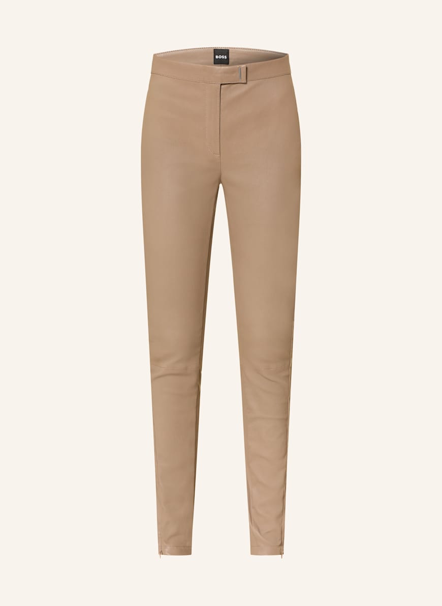 BOSS Lederhose SIMAX: BRAUN