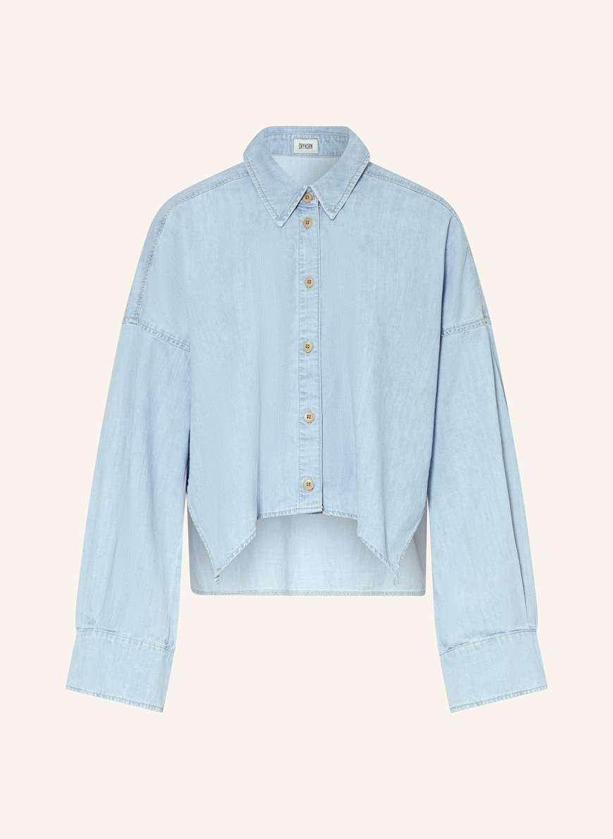 DRYKORN Jeansbluse OSHIA: HELLBLAU