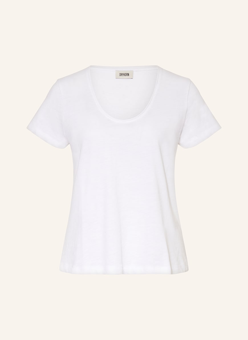 DRYKORN T-Shirt NAVIVI: WEISS