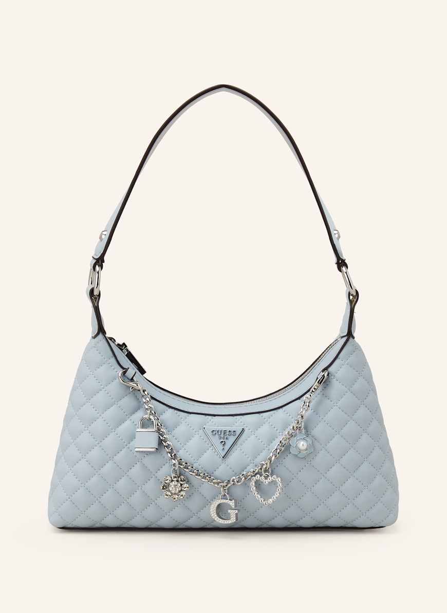 GUESS Schultertasche EVERLEE: HELLBLAU