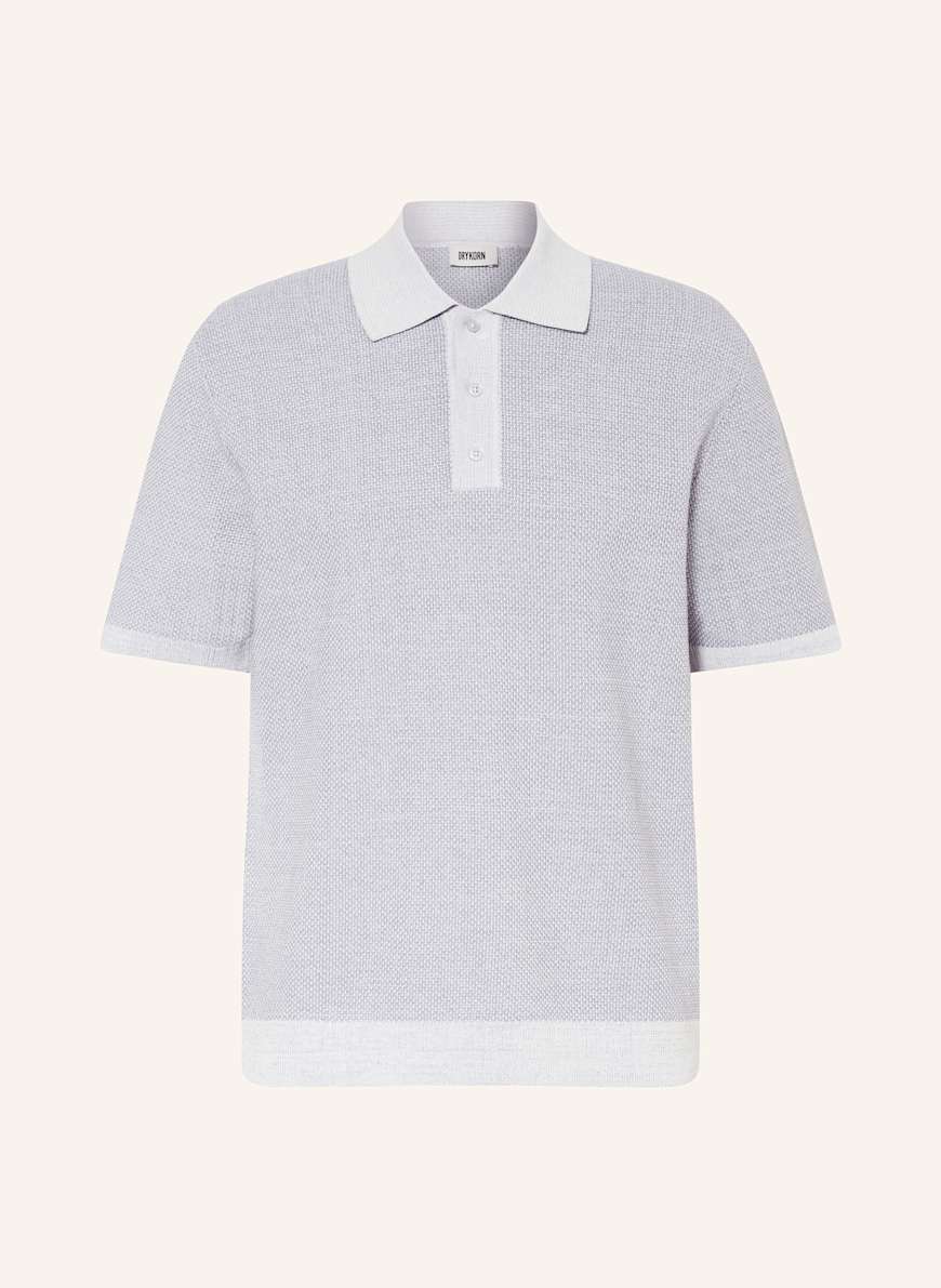 DRYKORN Strick-Poloshirt TAMIAN Relaxed Fit: BLAUGRAU