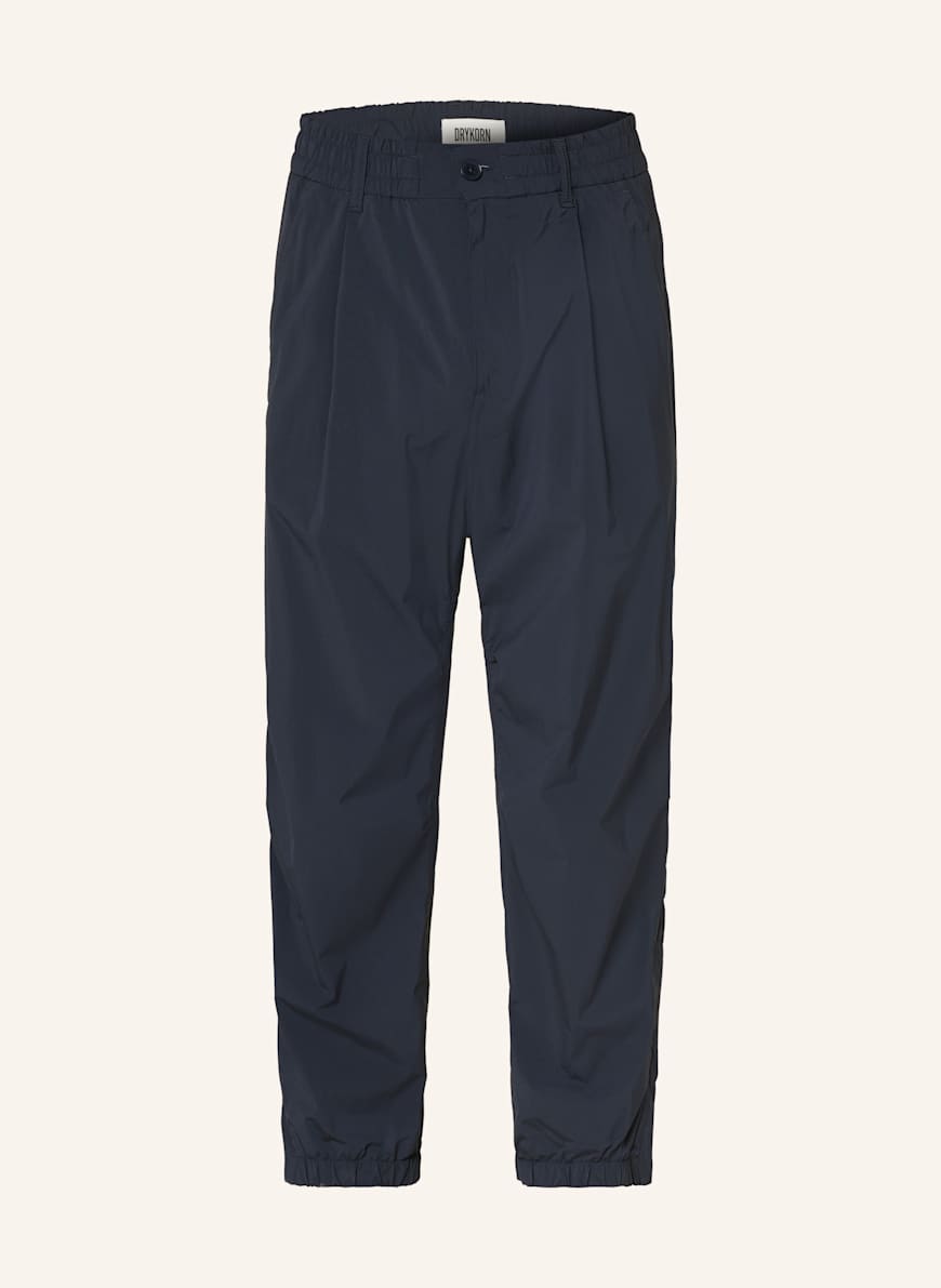 DRYKORN Chino LIROG Relaxed Fit mit verkürzter Beinlänge: DUNKELBLAU