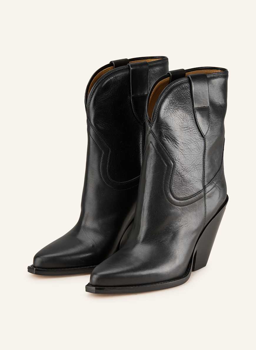 ISABEL MARANT Cowboy Boots LEYANE: SCHWARZ