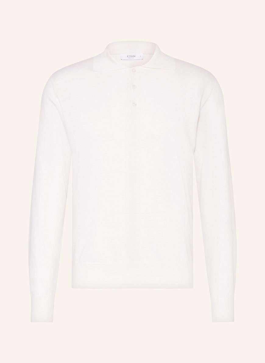 ETON Strick-Poloshirt: ECRU