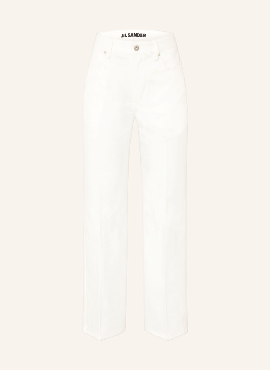 JIL SANDER Flared Jeans: 102 PORCELAIN