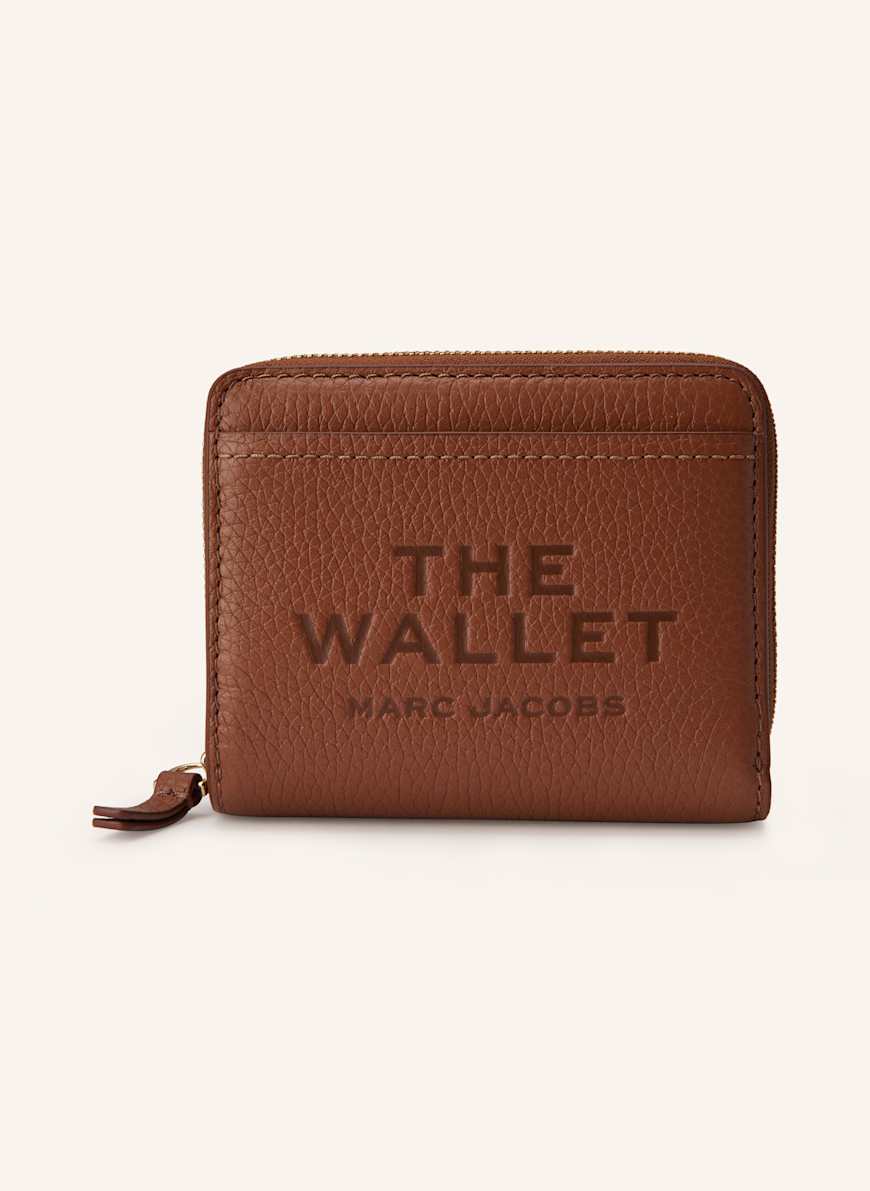 MARC JACOBS Geldbörse THE MINI COMPACT WALLET: BRAUN