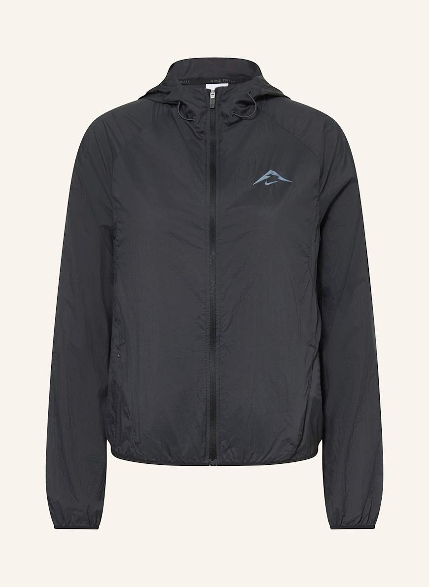 Nike Laufjacke TRAIL REPEL: SCHWARZ