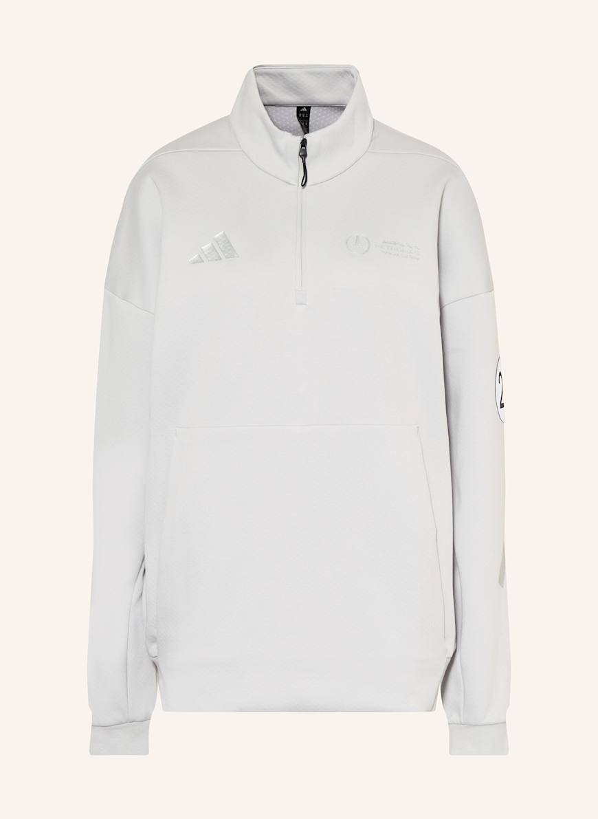 adidas Sweat-Troyer MERCEDES - AMG PETRONAS FORMULA ONE TEAM SILVER ARROWS: BLAUGRAU