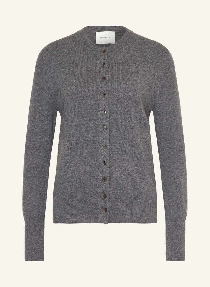 LISA YANG Cashmere-Strickjacke NELLIA in dunkelgrau