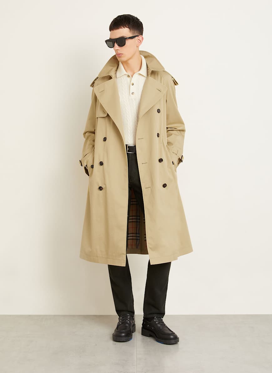 BURBERRY Trenchcoat HIGHBURY in hellbraun