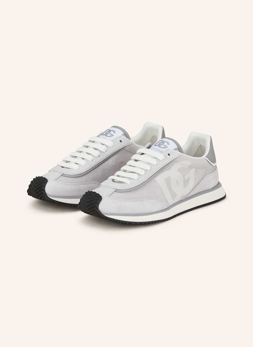 DOLCE & GABBANA Sneaker CUSHION: GRAU/ ECRU