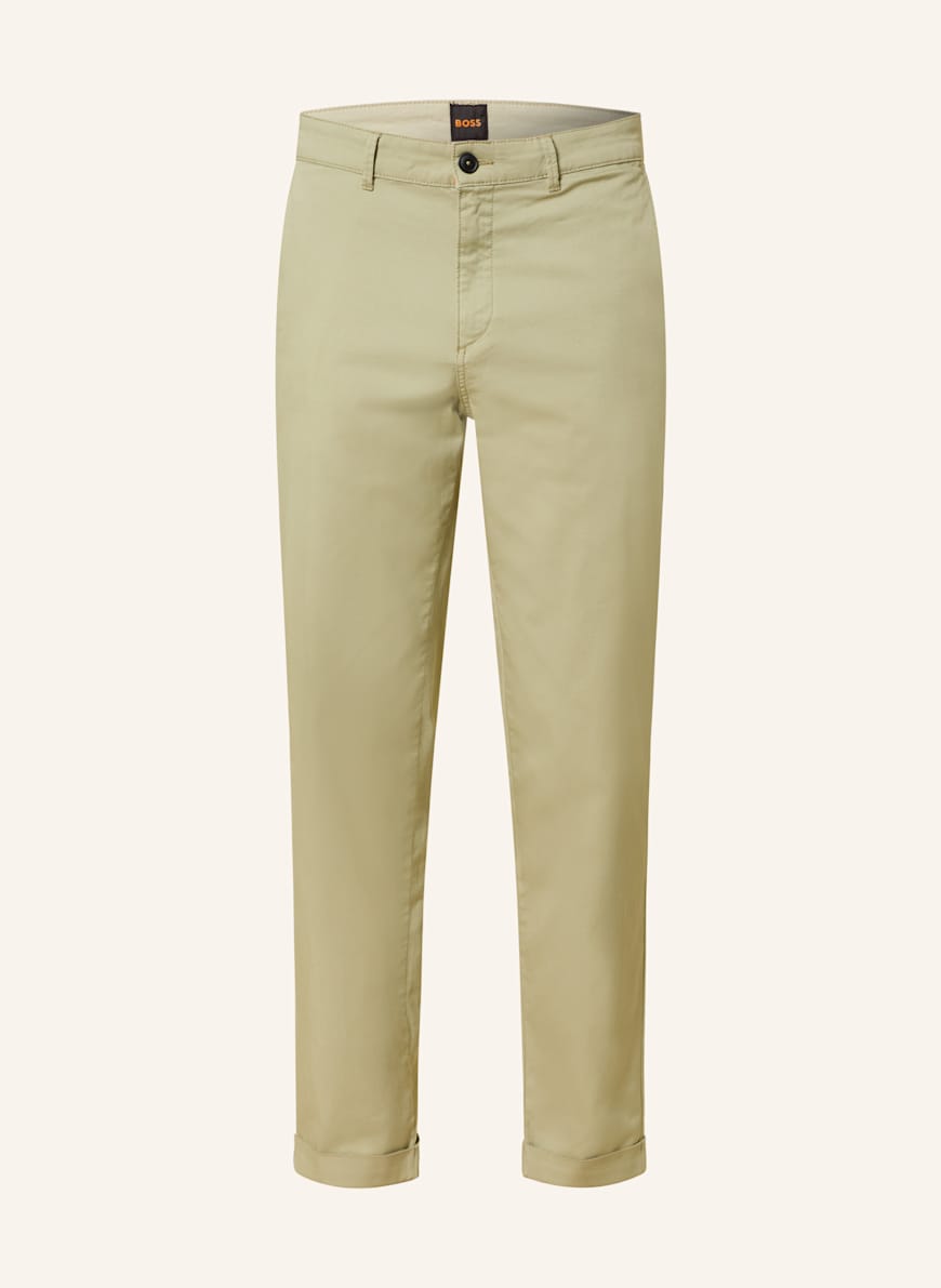 BOSS Chino TURN UP Regular Fit: OLIV