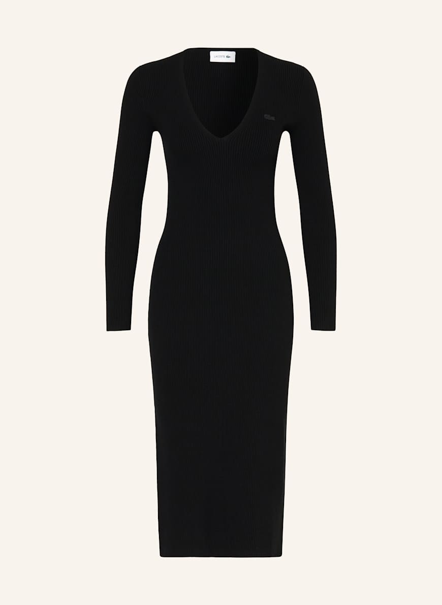 LACOSTE Kleid: SCHWARZ