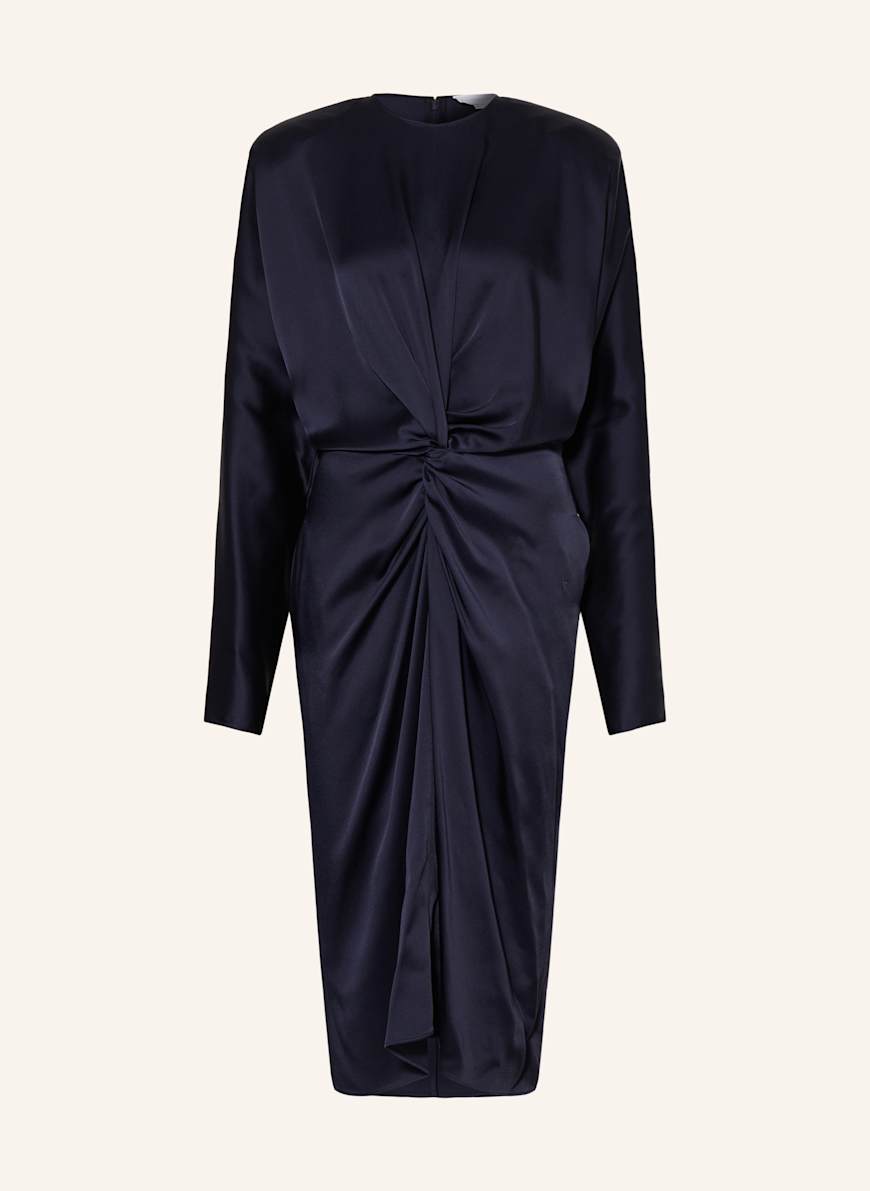 STELLA McCARTNEY Satinkleid: DUNKELBLAU