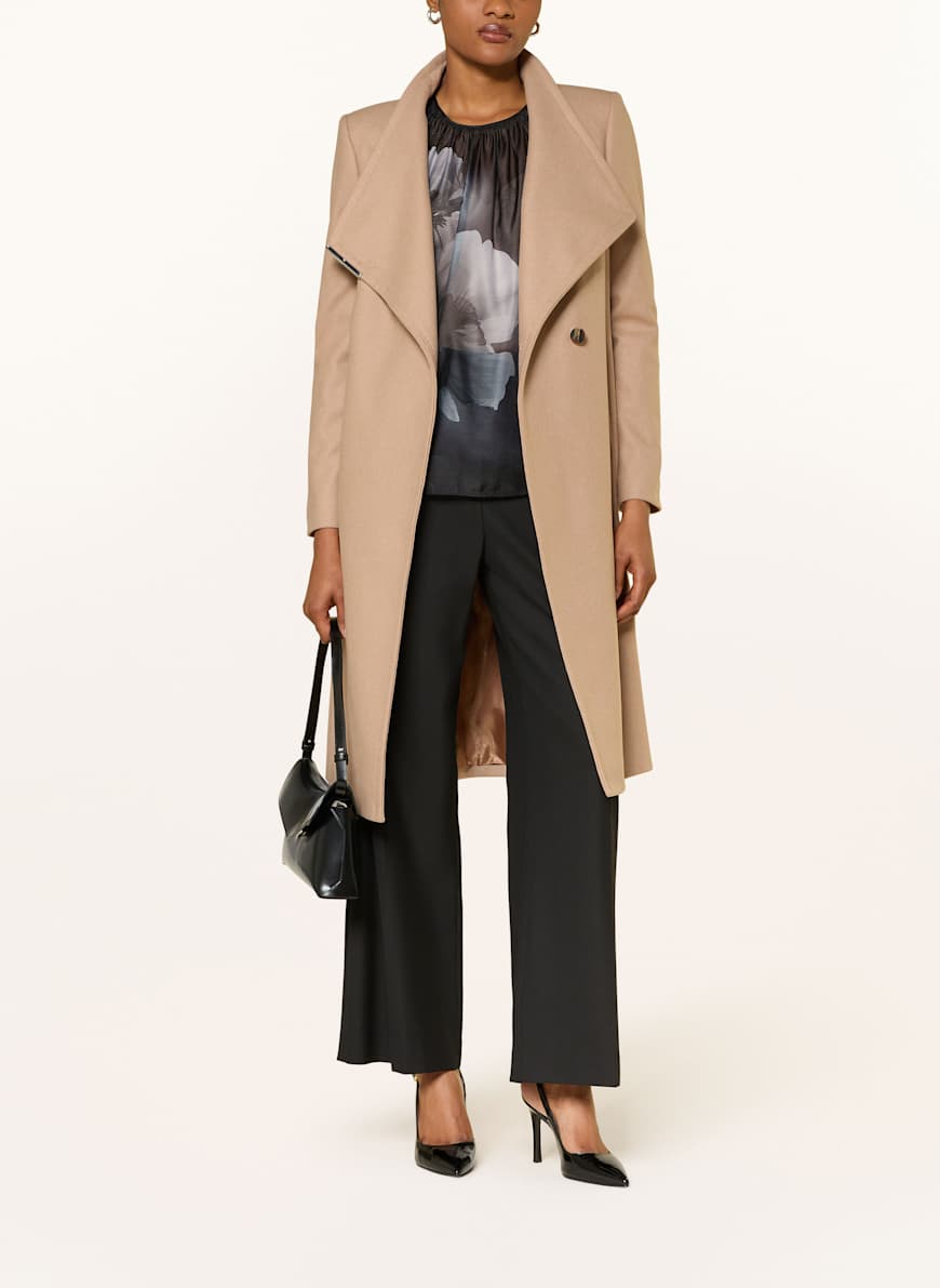 Winter Coat Ted Baker Coat Outfit Rosell Longline Belted Wool Wrap