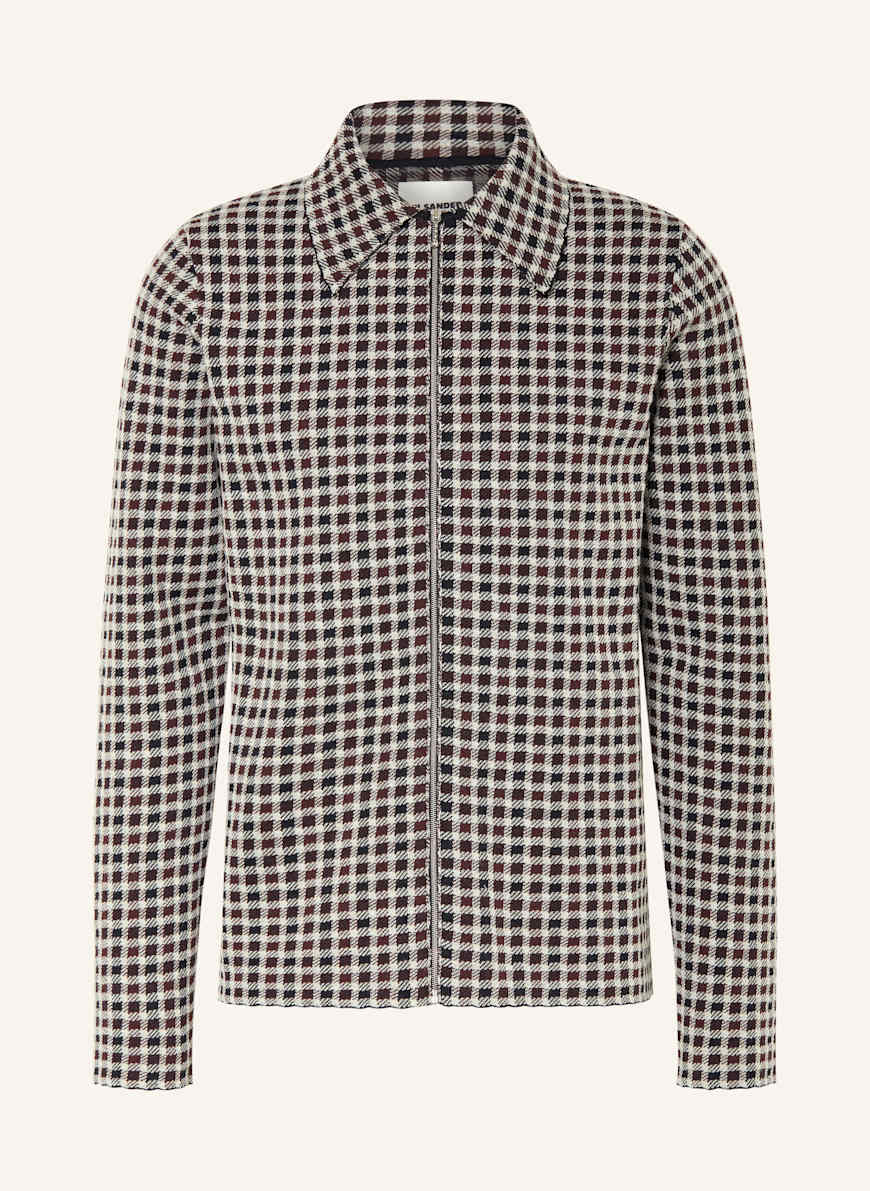 JIL SANDER Overjacket: DUNKELGRAU