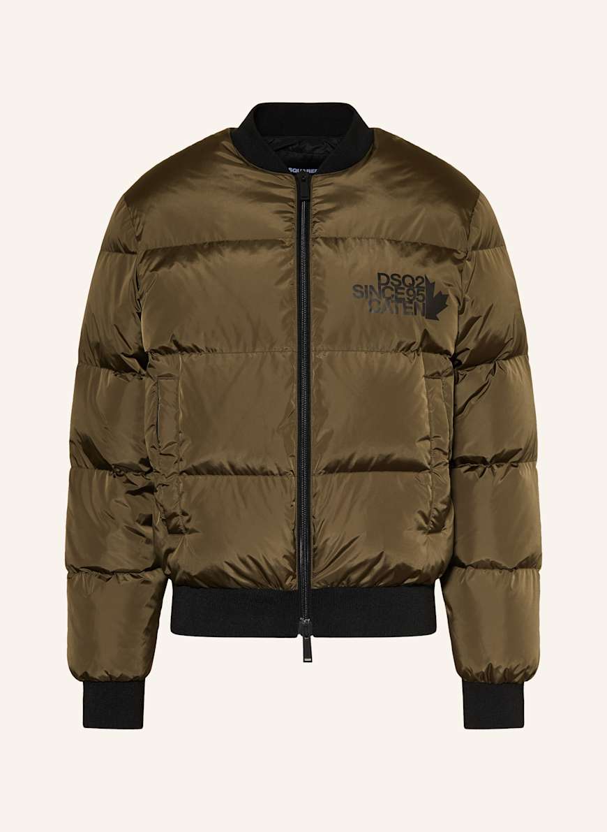 DSQUARED2 Daunenjacke EASY PUFFER: KHAKI