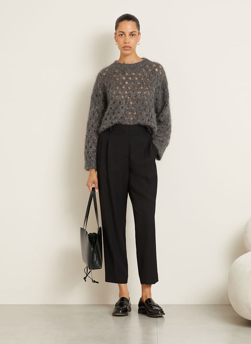 BRUNELLO CUCINELLI Pullover mit Mohair und Pailletten in