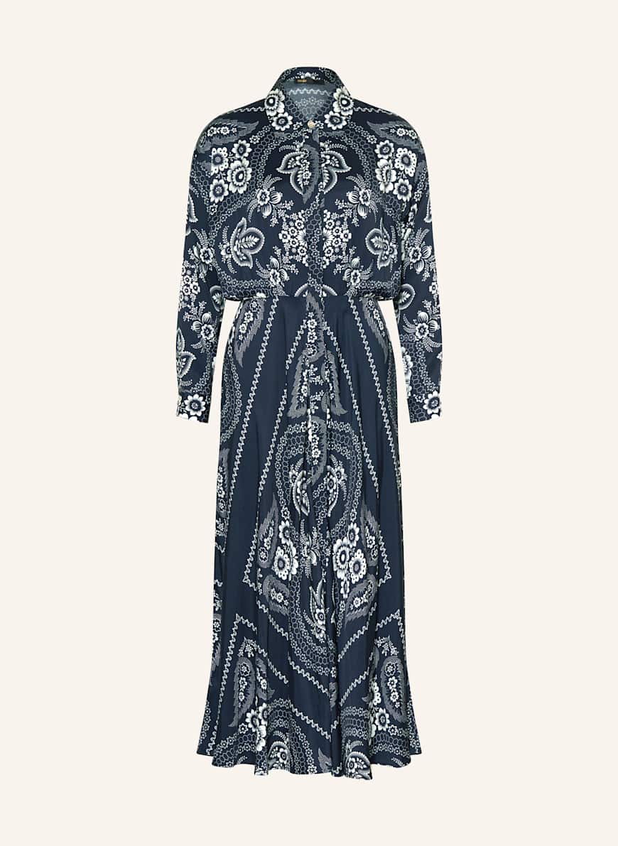 maje Hemdblusenkleid: DUNKELBLAU
