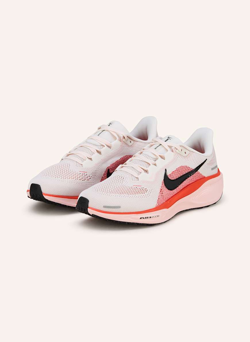 Nike Laufschuhe PEGASUS 41: ECRU/ ROT/ SCHWARZ