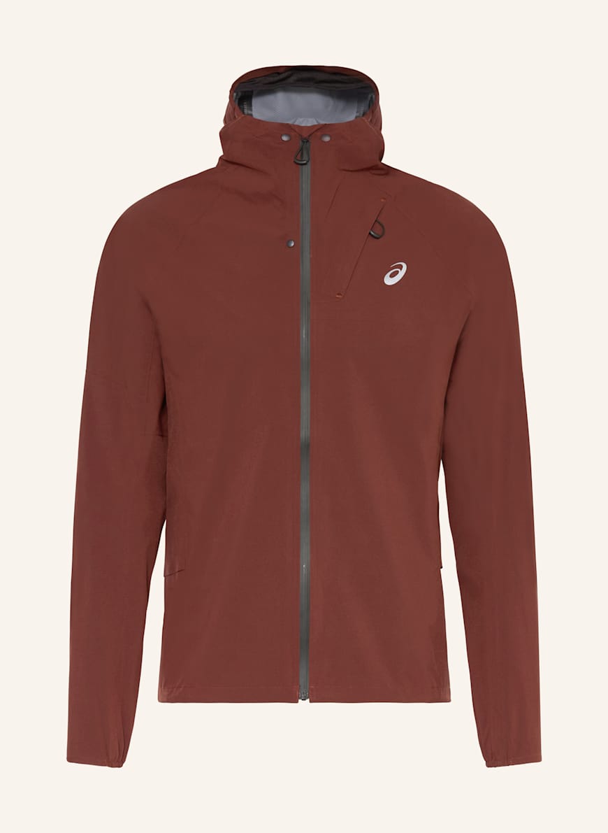 ASICS METARUN WATERPROOF running jacket in dark red
