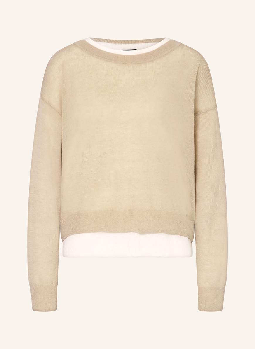 BOSS Pullover FEMOK: BEIGE/ ECRU