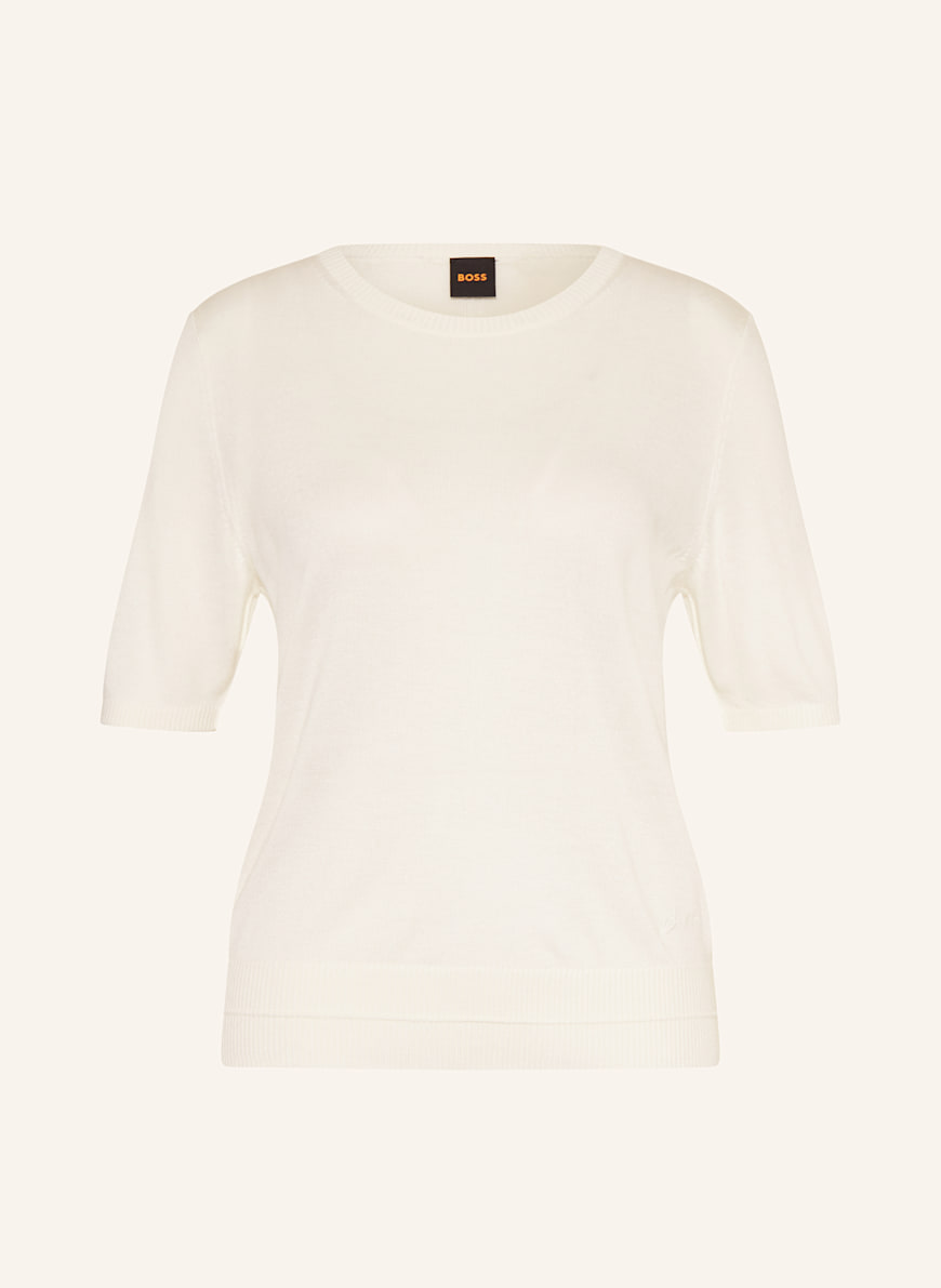 BOSS Strickshirt FIAFFUSA: ECRU