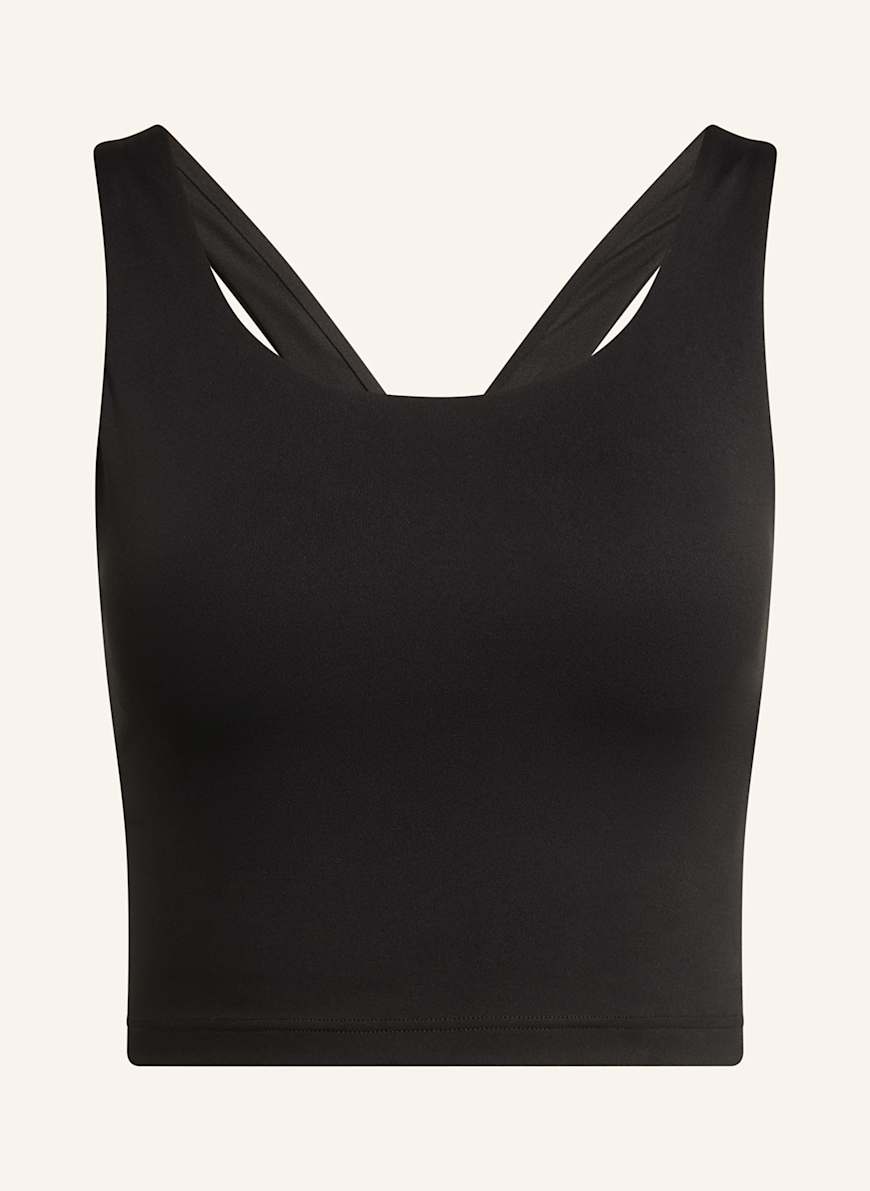 adidas adidas All Me Medium Support Sport-BH-Tanktop: SCHWARZ