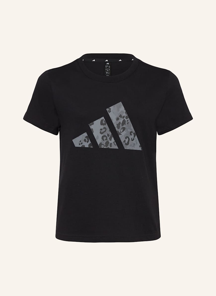 adidas T-Shirt G ANML SJ BL T: SCHWARZ