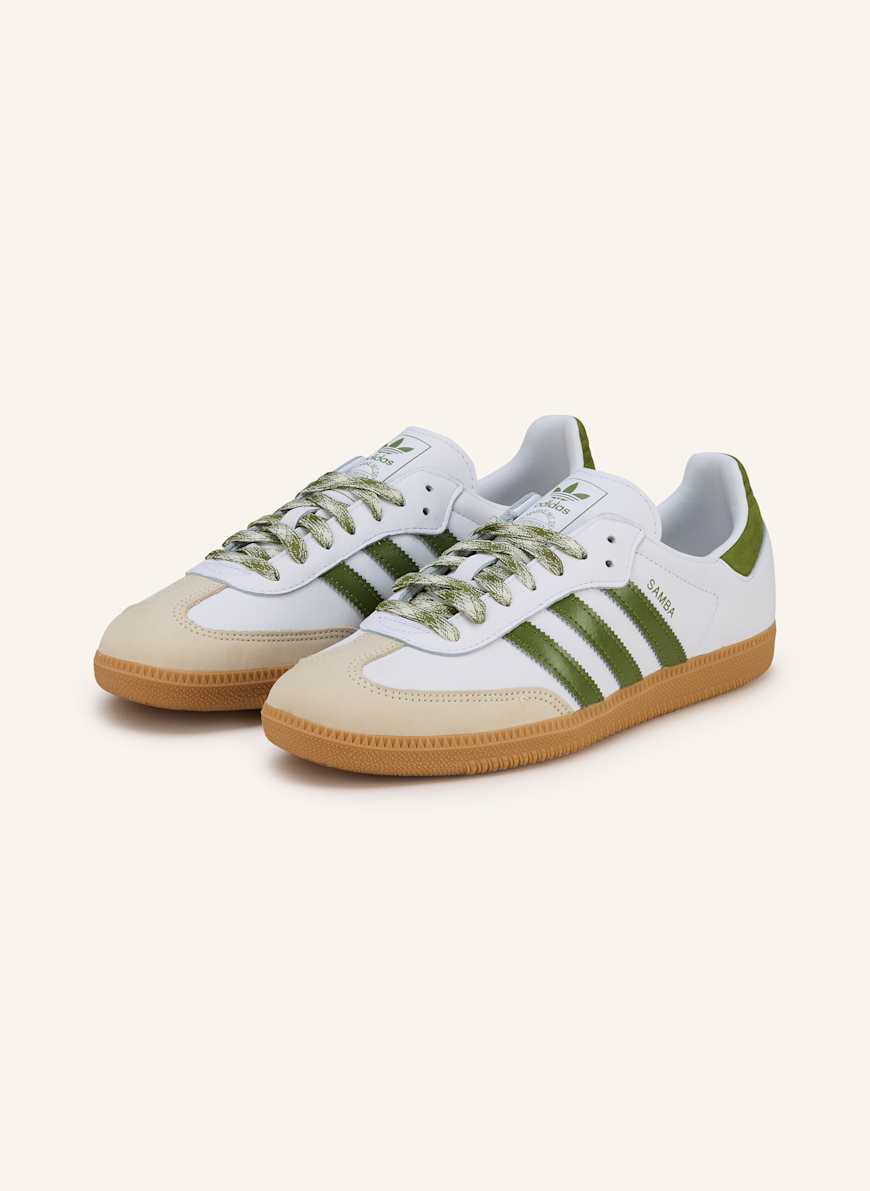 adidas gazelle silver green womens voordeel schoenen wolkenwit / wolkenwit / groen  Footway.com