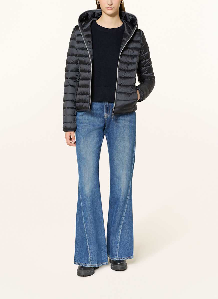 SAVE THE DUCK ALEXIS quilted jacket in black