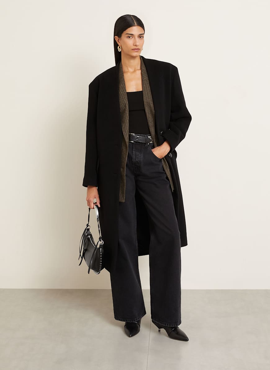 ISABEL MARANT Wollmantel FLORANE in schwarz