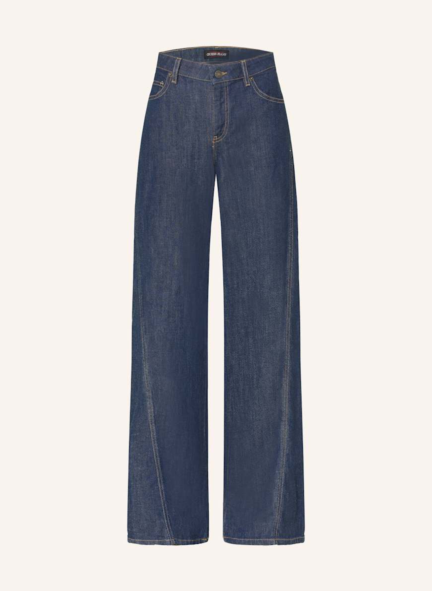 GUESS JEANS Wide Leg Jeans G11 in d4ir gj dark indigo ri