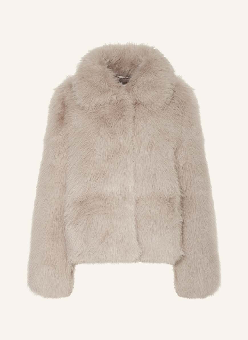Grace Faux fur jacket in gray