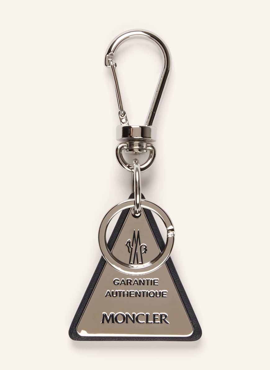 MONCLER Key ring in black