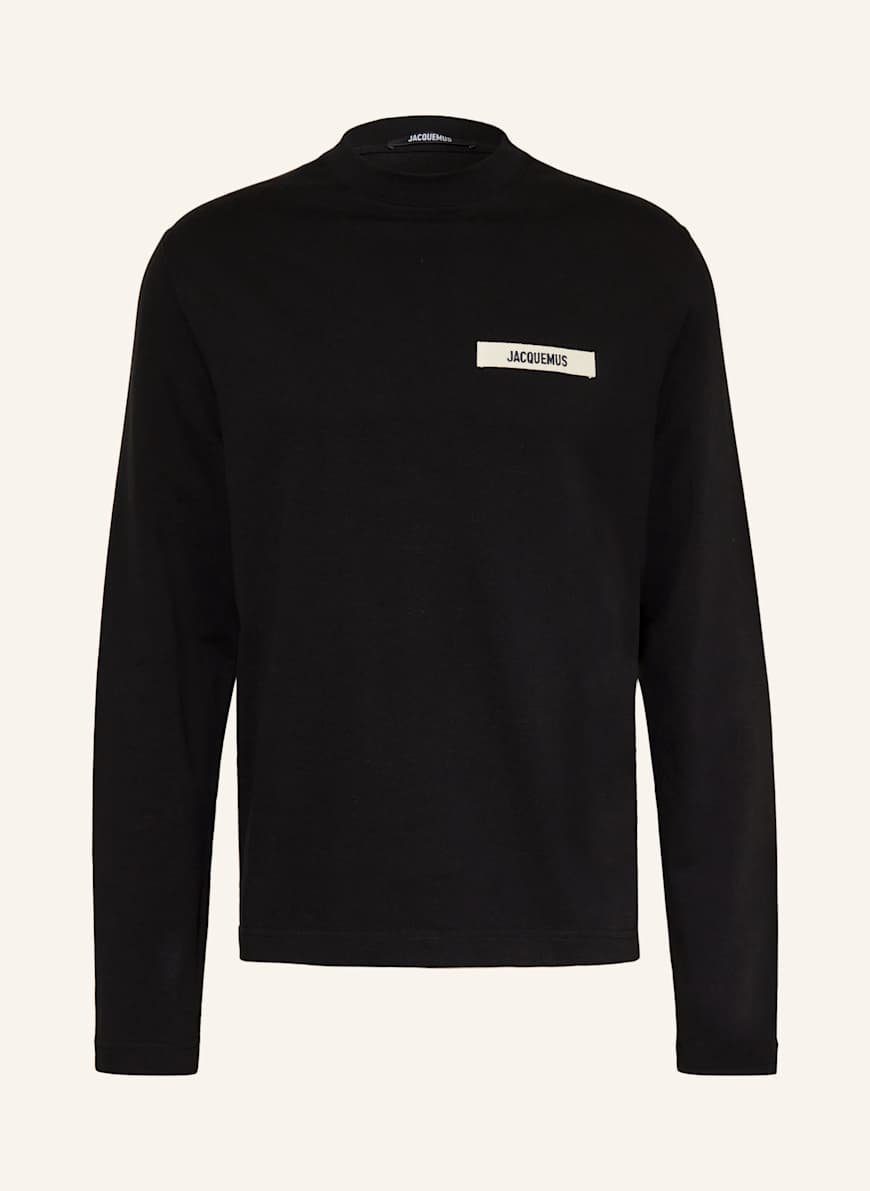 JACQUEMUS Long sleeve shirt in black