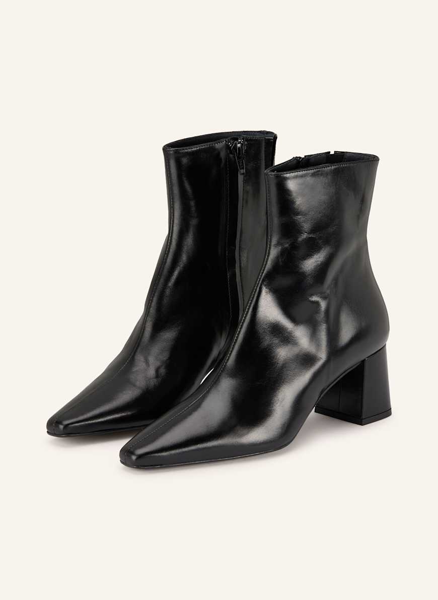 Jonak Bottines Noir 264- Delo Cuir Noir – RUE MADAME BOUTIQUE - Main Image